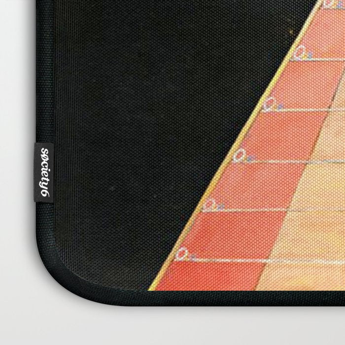 HILMA AF KLINT ALTARPIECE NO 1 RESTORED Laptop Sleeve Gallery Image 3