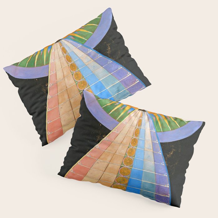 HILMA AF KLINT ALTARPIECE NO 1 RESTORED Pillow Sham Gallery Image 1