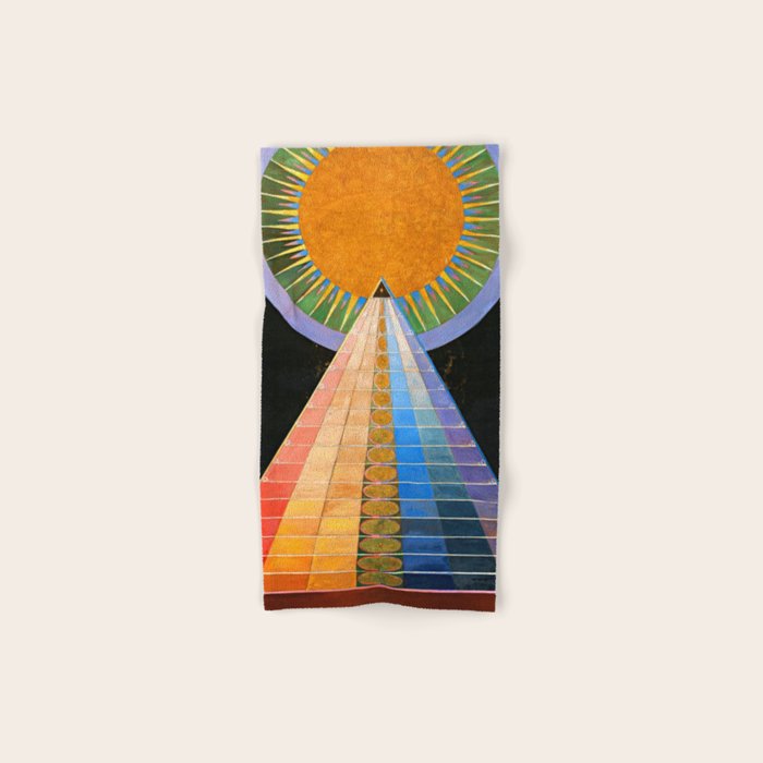HILMA AF KLINT ALTARPIECE NO 1 RESTORED Towels Gallery Image 1