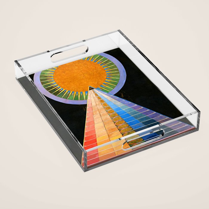 HILMA AF KLINT ALTARPIECE NO 1 RESTORED Acrylic Tray Gallery Image 1