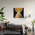 HILMA AF KLINT ALTARPIECE NO 1 RESTORED Wood Wall Art Gallery Image 2