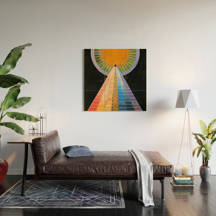 HILMA AF KLINT ALTARPIECE NO 1 RESTORED Wood Wall Art Gallery Image 2