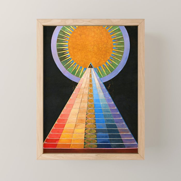 HILMA AF KLINT ALTARPIECE NO 1 RESTORED Mini Art Print Gallery Image 1
