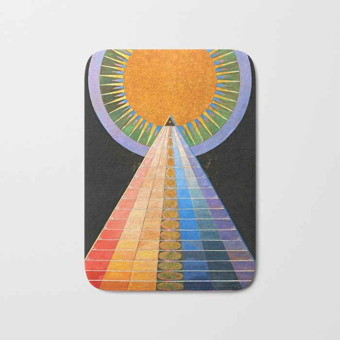 HILMA AF KLINT ALTARPIECE NO 1 RESTORED Bath Mat Gallery Image 1