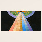 HILMA AF KLINT ALTARPIECE NO 1 RESTORED Desk Mat Gallery Image 3