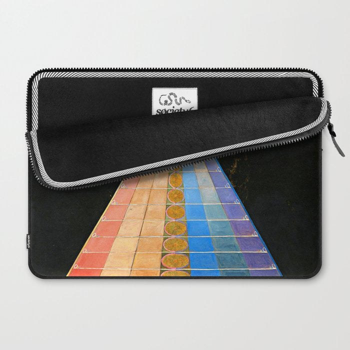 HILMA AF KLINT ALTARPIECE NO 1 RESTORED Laptop Sleeve Gallery Image 2