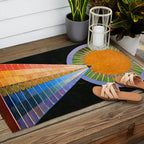 HILMA AF KLINT ALTARPIECE NO 1 RESTORED Outdoor Rug Gallery Image 2