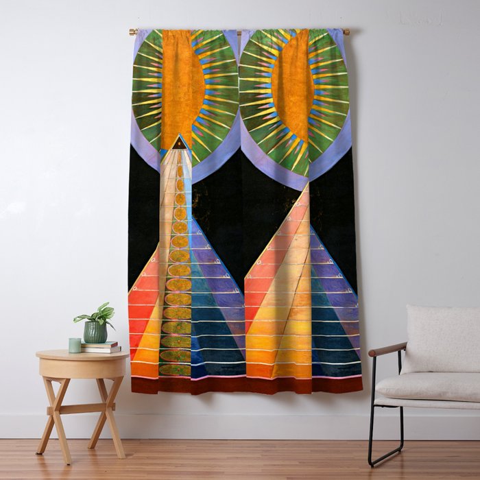 HILMA AF KLINT ALTARPIECE NO 1 RESTORED Window Curtain Gallery Image 5