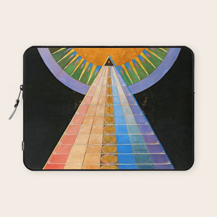 HILMA AF KLINT ALTARPIECE NO 1 RESTORED Laptop Sleeve Gallery Image 1