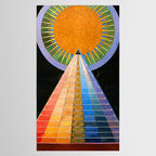HILMA AF KLINT ALTARPIECE NO 1 RESTORED Tablecloth Gallery Image 2