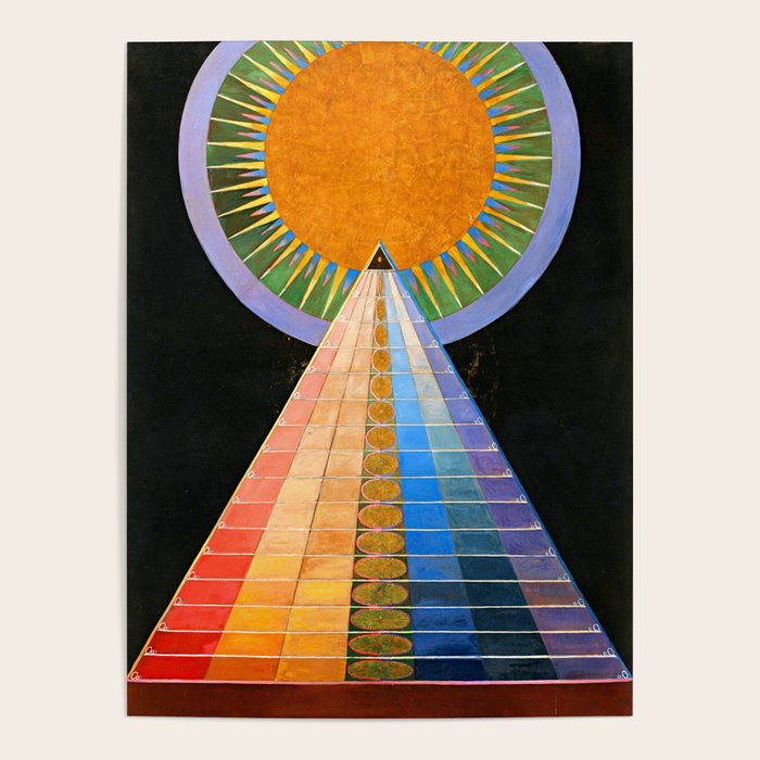 HILMA AF KLINT ALTARPIECE NO 1 RESTORED Poster Gallery Image 1