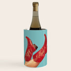 These Boots - Yee haw Cherry Red n Blue Wine Chiller Gallery Image 1
