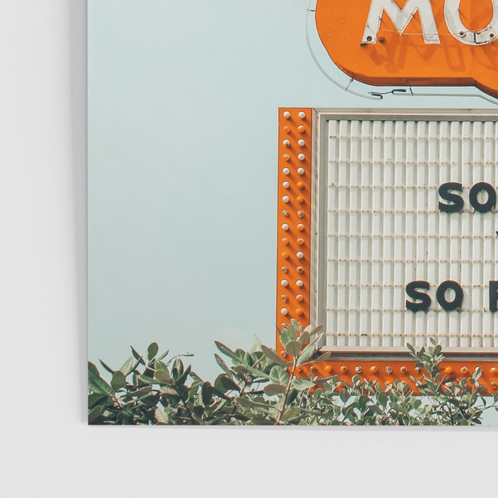 Motel Sign, Austin, Texas Poster Gallery Image 3