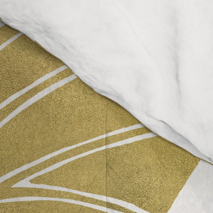 Elephant Ear Alocasia - Gold Palette Comforter Gallery Image 4