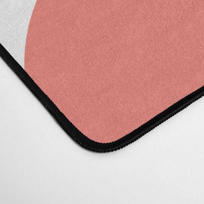 Mid Century Modern Living Coral Square Desk Mat Gallery Image 4