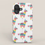 Mexican Donkey PinÌata - CMYK Palette iPhone Case Gallery Image 1