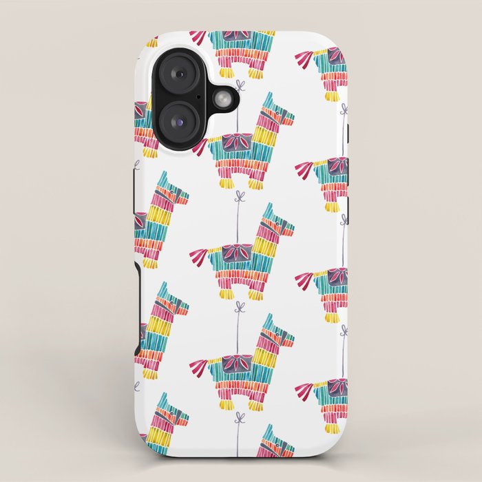 Mexican Donkey PinÌata - CMYK Palette iPhone Case Gallery Image 1