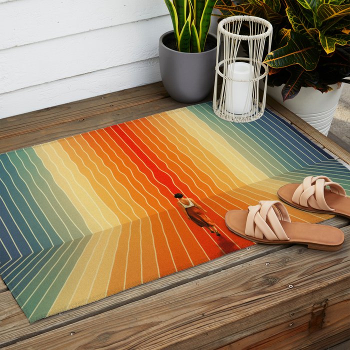 Summer, Here I Come Outdoor Rug Gallery Image 2