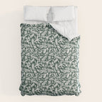 Greenish Tropical Palm Breeze Duvet Cover Gallery Image 6
