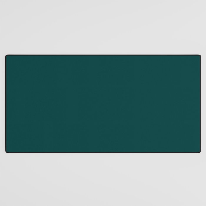 Dark Teal Desk Mat Gallery Image 3