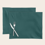 Dark Teal Placemat Gallery Image 1