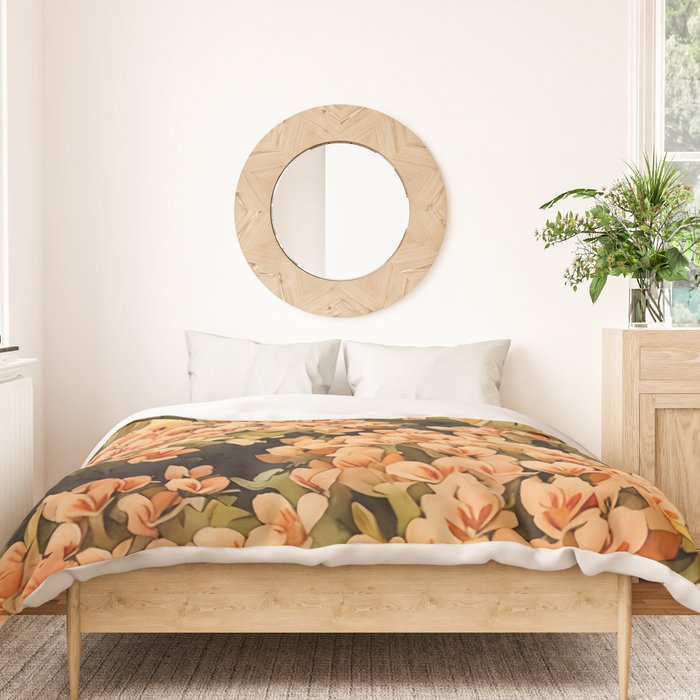 Orange Amarantis  Duvet Cover Gallery Image 3