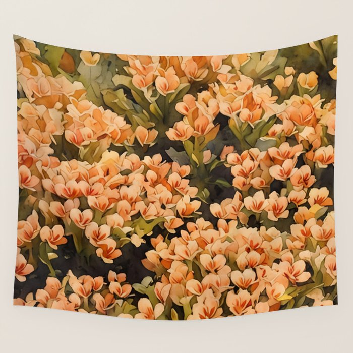 Orange Amarantis  Wall Tapestry Gallery Image 4