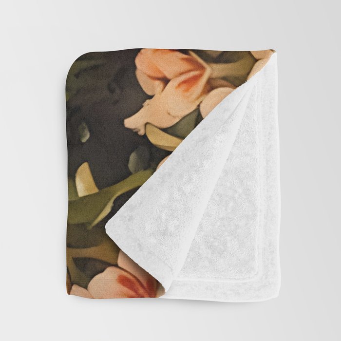 Orange Amarantis  Throw Blanket Gallery Image 3