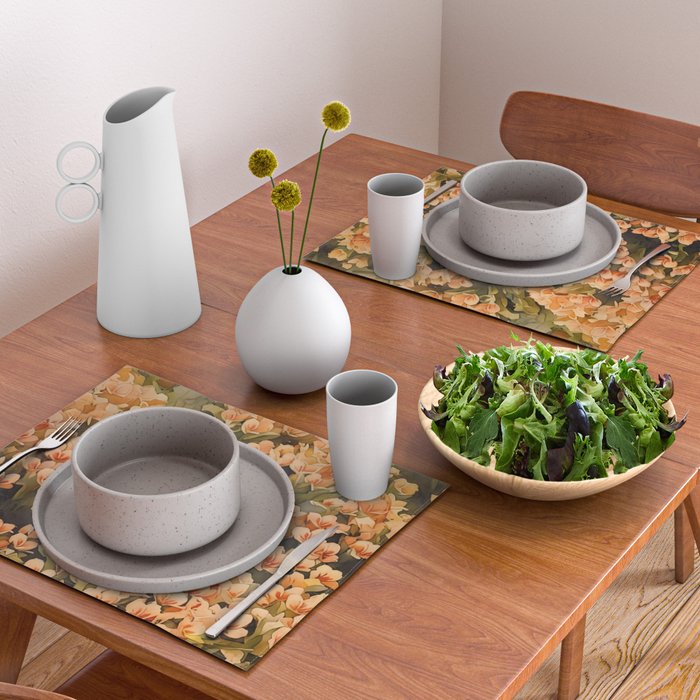 Orange Amarantis  Placemat Gallery Image 2