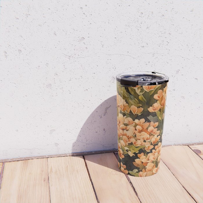 Orange Amarantis  Travel Mug Gallery Image 4