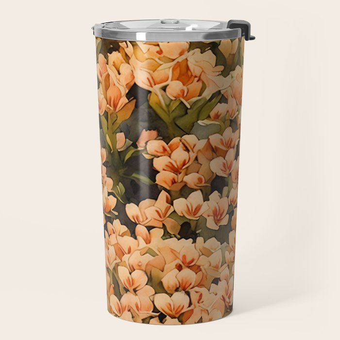 Orange Amarantis  Travel Mug Gallery Image 2