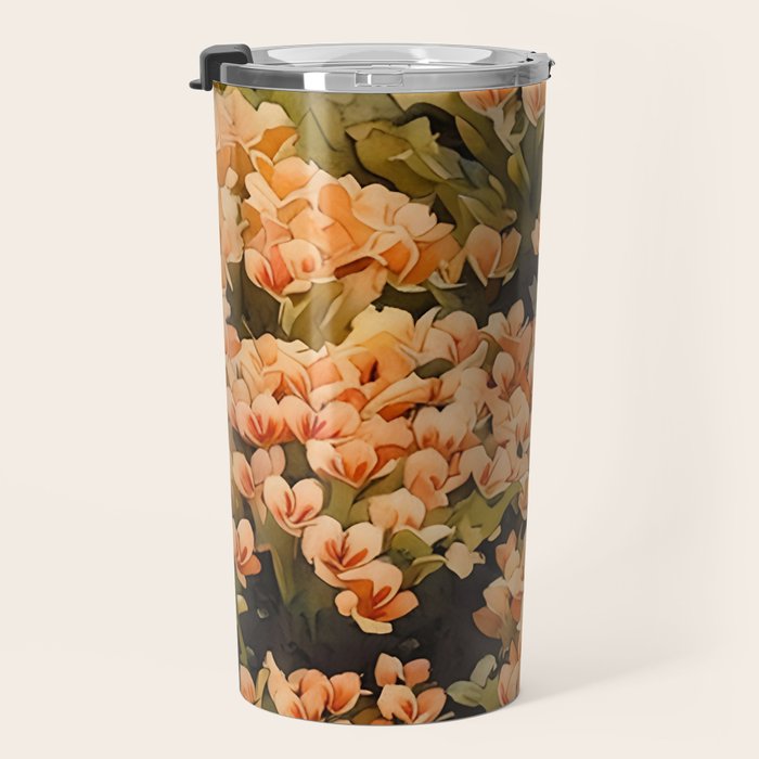 Orange Amarantis  Travel Mug Gallery Image 3