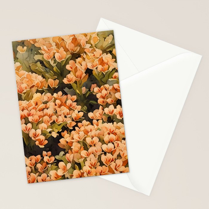 Orange Amarantis  Stationery Card Gallery Image 2