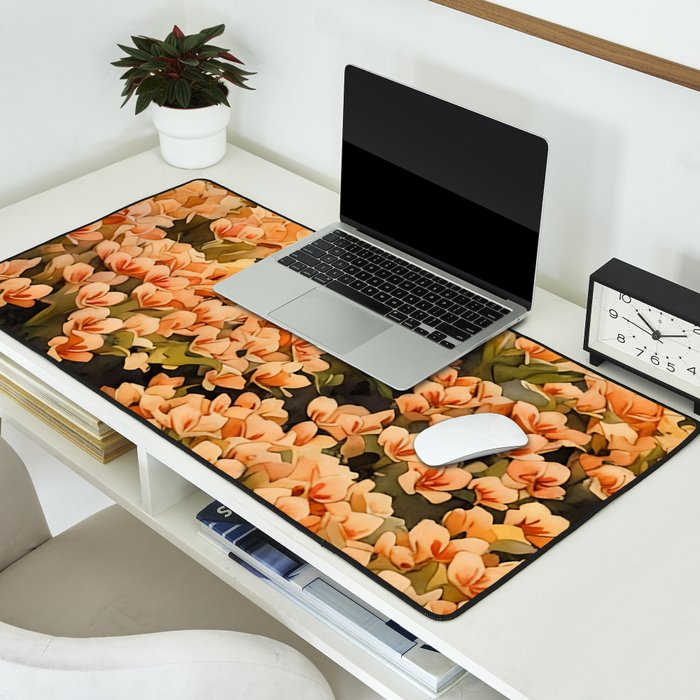 Orange Amarantis  Desk Mat Gallery Image 2