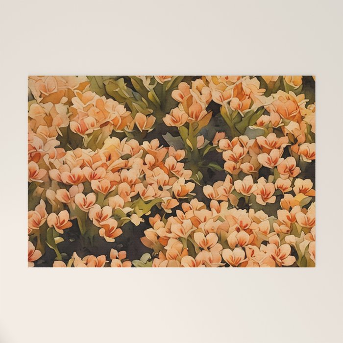 Orange Amarantis  Welcome Mat Gallery Image 1