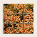 Orange Amarantis  Wood Wall Art Gallery Image 1