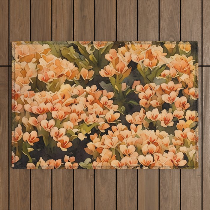 Orange Amarantis  Outdoor Rug Gallery Image 1