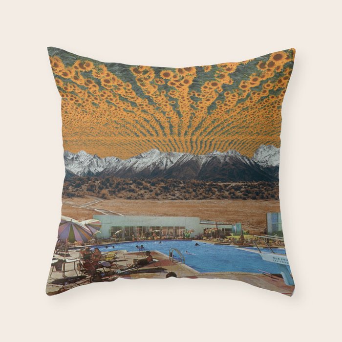 Sunny side up Throw Pillow Gallery Image 1