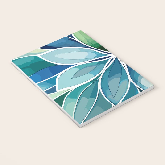 Blue and Green Bloom in Floral Notebook Gallery Image 3
