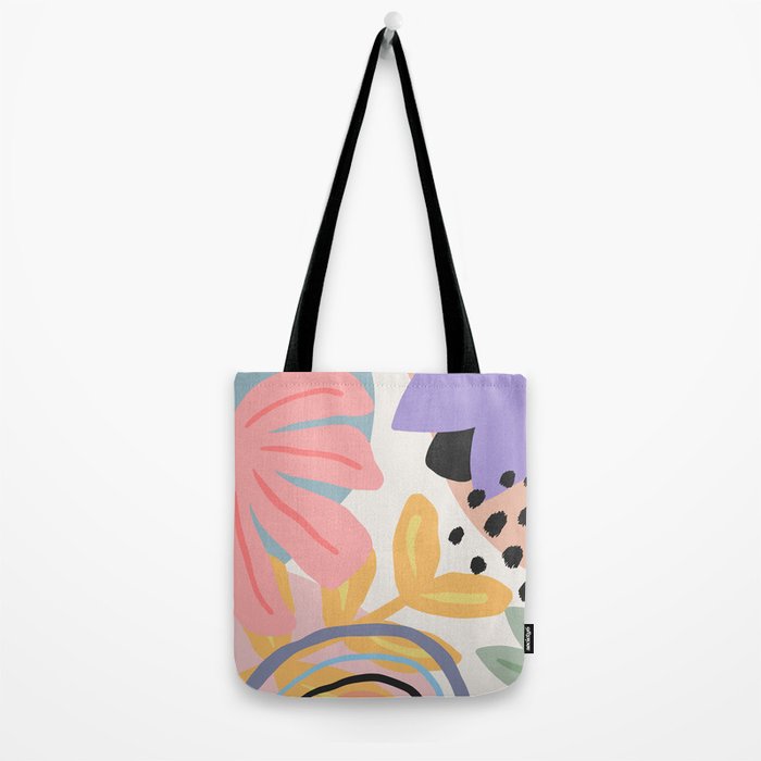 Flower Market Madrid, Pastel Edition Tote Bag Gallery Image 2