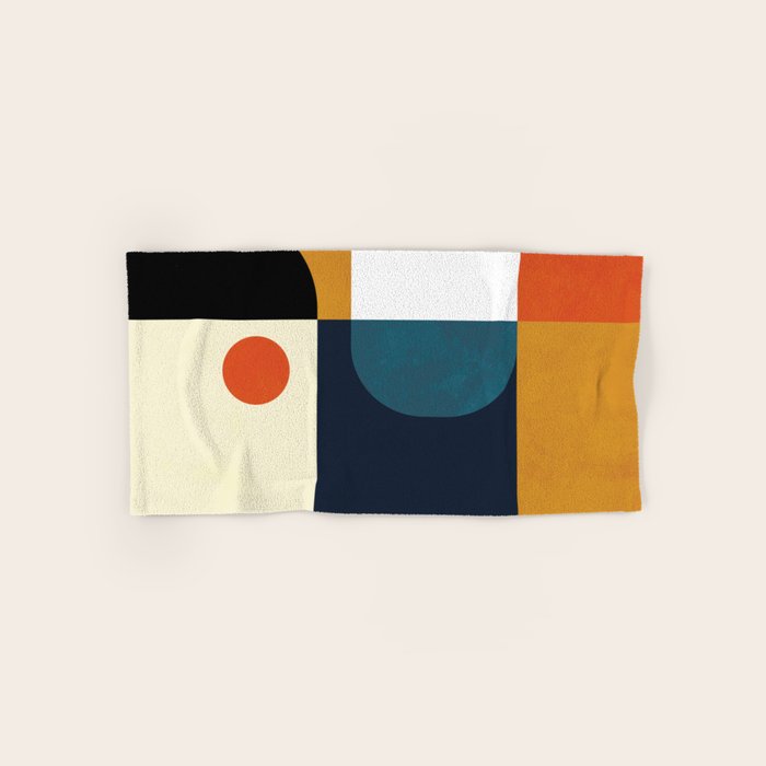 mid century abstract shapes fall winter 4 Towels Gallery Image 1