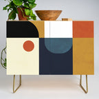 mid century abstract shapes fall winter 4 Credenza Gallery Image 1