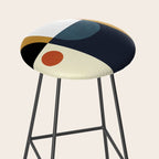 mid century abstract shapes fall winter 4 Stool Gallery Image 2