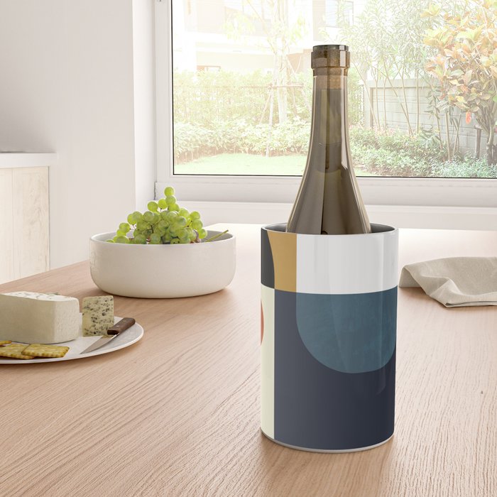 mid century abstract shapes fall winter 4 Wine Chiller Gallery Image 4
