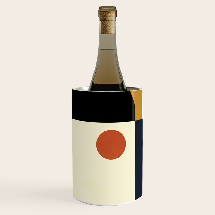 mid century abstract shapes fall winter 4 Wine Chiller Gallery Image 2