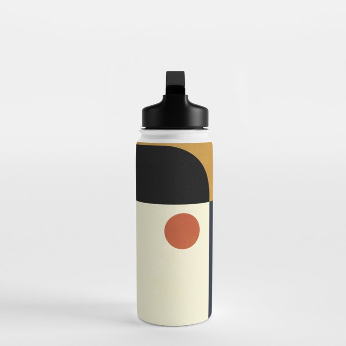 mid century abstract shapes fall winter 4 Water Bottle Gallery Image 3