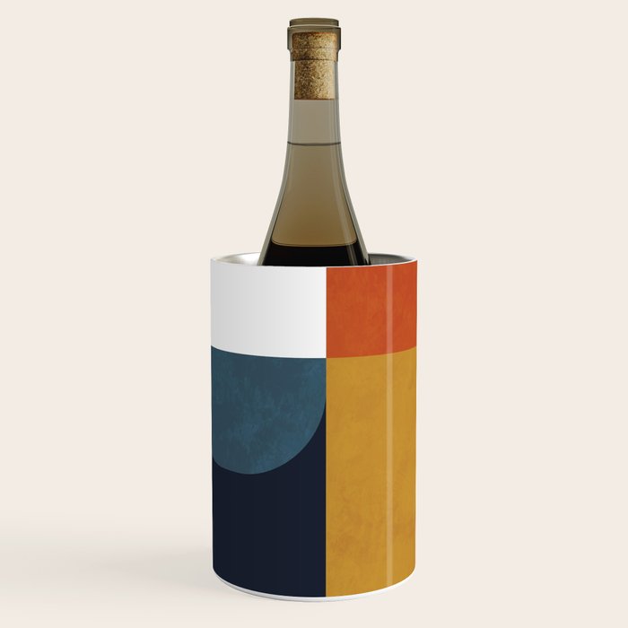 mid century abstract shapes fall winter 4 Wine Chiller Gallery Image 3