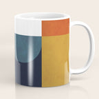 mid century abstract shapes fall winter 4 Coffee Mug Gallery Image 1