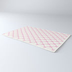 Bows & Ribbons Pattern VIII Y2K Pink Rug Gallery Image 3