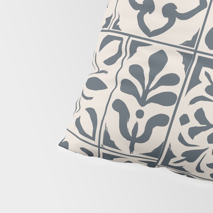 Dark Faux Tile Pillow Sham Gallery Image 4